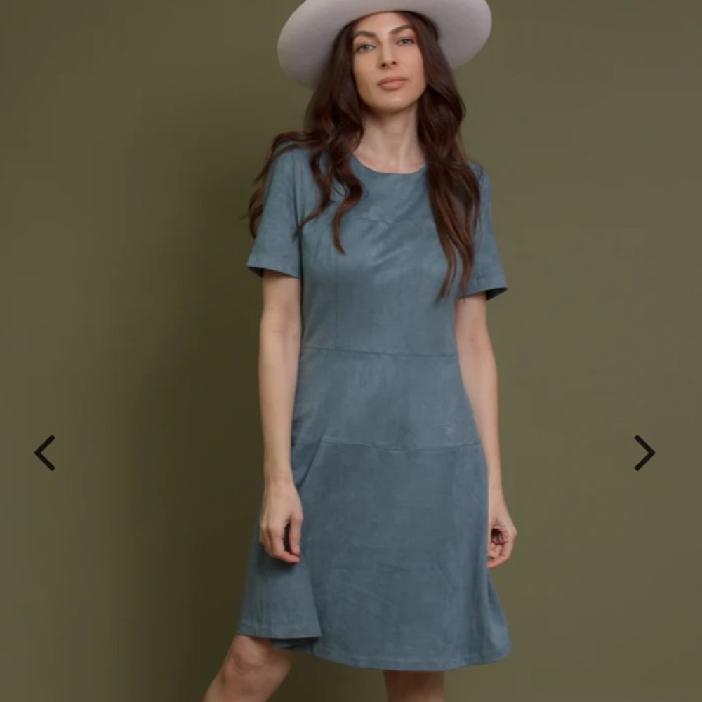 FATE Carmella Faux Suede Dress